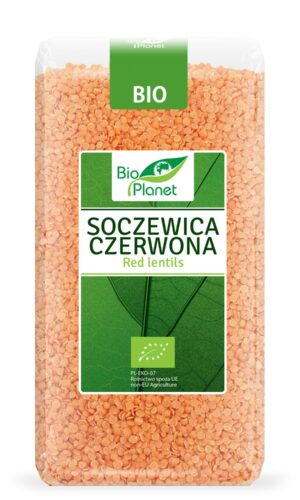 SOCZEWICA CZERWONA BIO 500 g - BIO PLANET