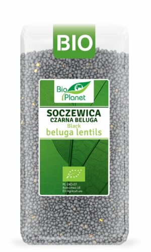 SOCZEWICA CZARNA BELUGA BIO 400 g - BIO PLANET