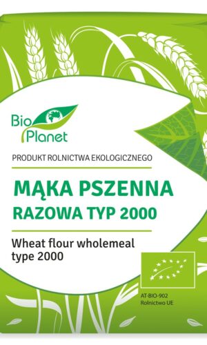 MĄKA PSZENNA RAZOWA TYP 2000 BIO 1 kg - BIO PLANET