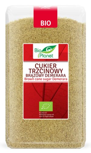 CUKIER TRZCINOWY DEMERARA BIO 1 kg - BIO PLANET