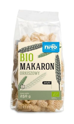MAKARON (ORKISZOWY) JEŻYKI BIO 250 g - NIRO