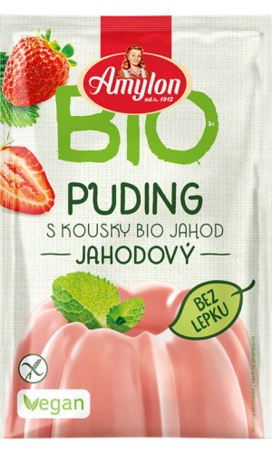 BUDYŃ TRUSKAWKOWY BEZGLUTENOWY BIO 40 g - AMYLON