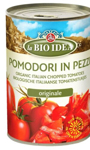 POMIDORY KROJONE BEZ SKÓRY BIO 400 g - LA BIO IDEA