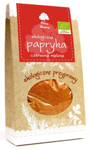 PAPRYKA SŁODKA MIELONA BIO 50 g - DARY NATURY