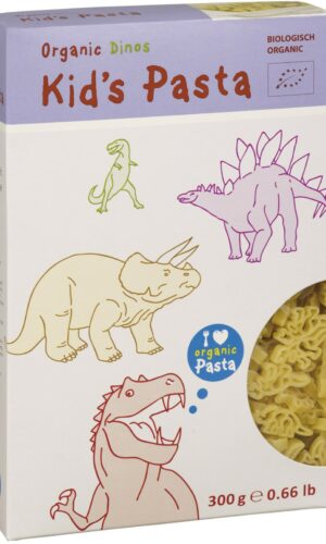 MAKARON (SEMOLINOWY) DLA DZIECI DINOZAURY BIO 300 g - ALB-GOLD (KID'S PASTA)