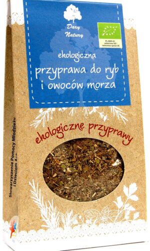PRZYPRAWA DO RYB I OWOCÓW MORZA BIO 40 g - DARY NATURY
