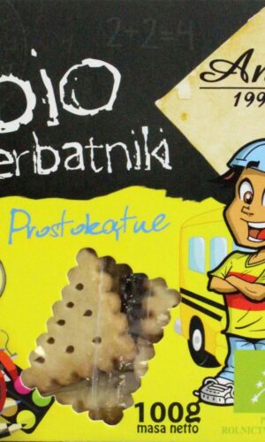 HERBATNIKI PROSTOKĄTNE BIO 100 g - BIO ANIA