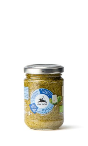 PESTO BAZYLIOWE Z TOFU WEGAŃSKIE BIO 130 g - ALCE NERO