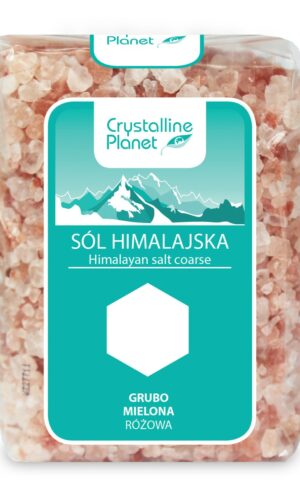 SÓL HIMALAJSKA RÓŻOWA GRUBO MIELONA 600 g - CRYSTALLINE PLANET