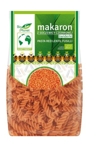 MAKARON PROTEINOWY (Z SOCZEWICY CZERWONEJ) ŚWIDERKI BIO 250 g - BIO PLANET
