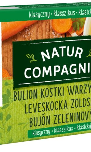 BULION - KOSTKI WARZYWNE BEZ DODATKU CUKRÓW BIO (8 x 10,5 g) 84 g - NATUR COMPAGNIE