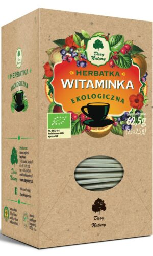 HERBATKA WITAMINKA BIO (25 x 2,5 g) 62,5 g - DARY NATURY