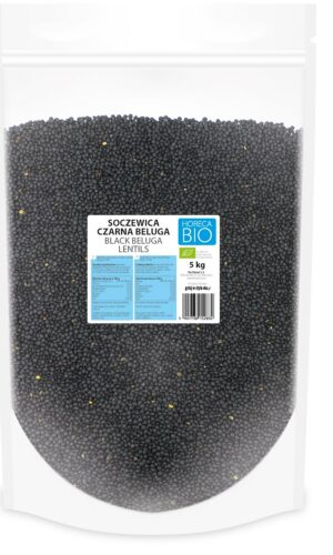 SOCZEWICA CZARNA BELUGA BIO 5 kg - HORECA (BIO PLANET)