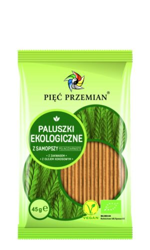 PALUSZKI Z SAMOPSZY PEŁNOZIARNISTE BIO 45 g - PIĘĆ PRZEMIAN