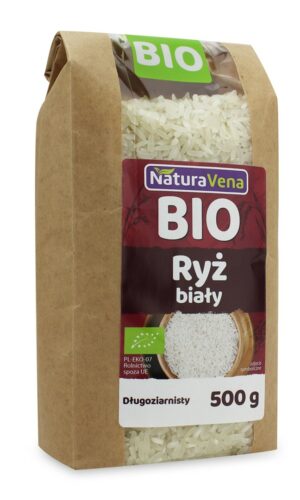 RYŻ BIAŁY DŁUGOZIARNISTY BIO 500 g - NATURAVENA