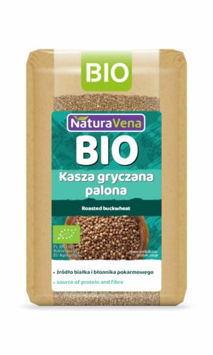 KASZA GRYCZANA PALONA BIO 500 g - NATURAVENA