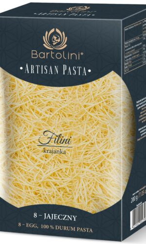MAKARON (SEMOLINOWY 8-JAJECZNY) KRAJANKA ŚREDNIA 200 g - BARTOLINI (ARTISAN PASTA)