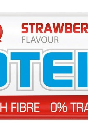 BATON PROTEINOWY WPC O SMAKU TRUSKAWKOWYM W BIAŁEJ POLEWIE BEZGLUTENOWY 60 g - MAXSPORT