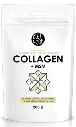 KOLAGEN WOŁOWY + MSM INSTANT 200 g - DIET-FOOD
