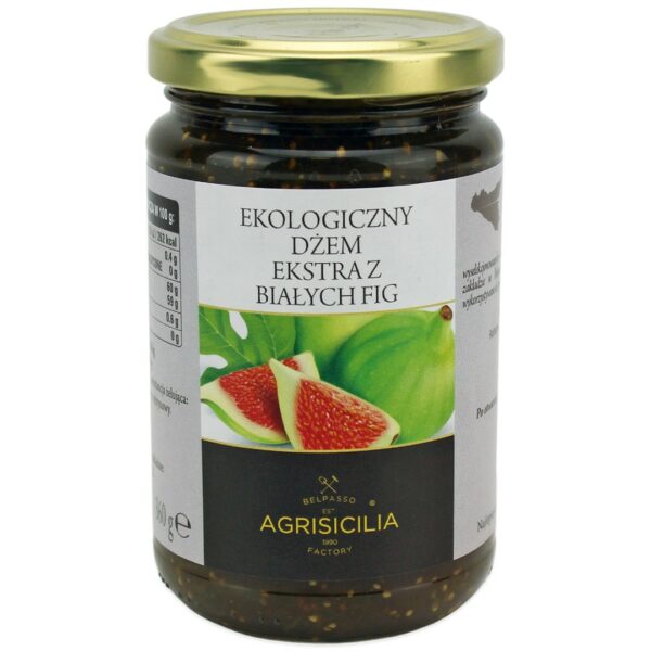 DÅ»EM EKSTRA Z BIAÅYCH FIG BIO 360 g - AGRISICILIA