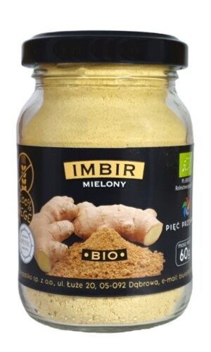 IMBIR MIELONY BEZGLUTENOWY BIO 60 g - PIĘĆ PRZEMIAN