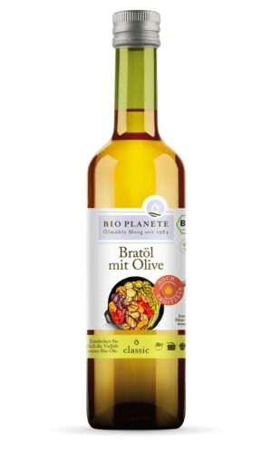 OLEJ DO SMAŻENIA Z OLIWĄ Z OLIWEK EXTRA VIRGIN BIO 500 ml - BIO PLANETE