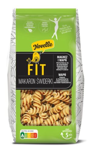 MAKARON (SEMOLINOWY RAZOWY) FIT ŚWIDERKI 250 g - NOVELLE