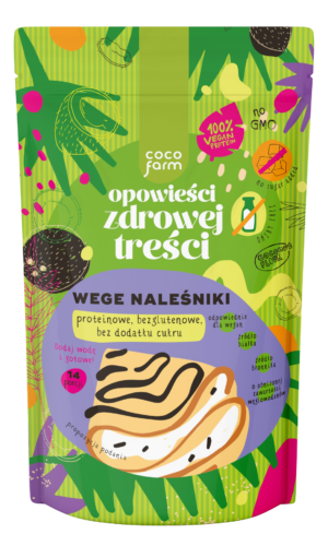 MIESZANKA NA NALEŚNIKI PROTEINOWE BEZ DODATKU CUKRÓW 345 g - COCO FARM