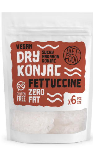 MAKARON SUCHY (KONJAC) FETTUCCINE BEZGLUTENOWY 150 g - DIET-FOOD