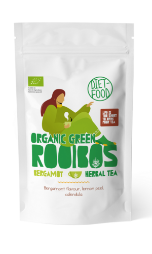 HERBATKA ROOIBOS ZIELONY BERGAMOTKA BIO 100 g - DIET-FOOD