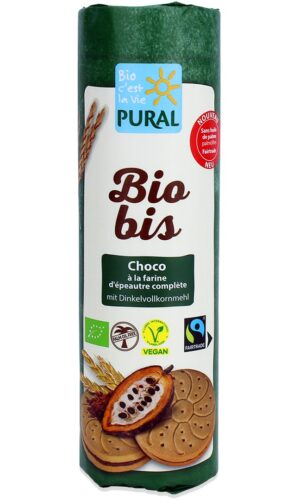 CIASTKA MARKIZY ORKISZOWE Z KREMEM KAKAOWYM WEGAŃSKIE FAIR TRADE BIO 320 g - PURAL (BIO BIS)