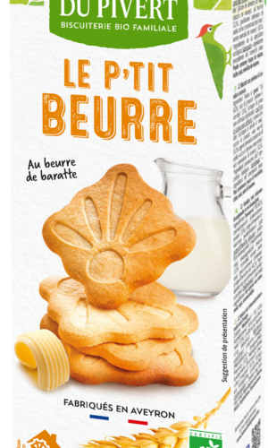 HERBATNIKI LE P'TIT BEURRE BIO 155 g - LE MOULIN DU PIVERT