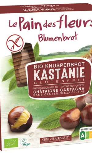 PIECZYWO CHRUPKIE BŁONNIKOWE KASZTANOWE BEZGLUTENOWE BIO 150 g - LE PAIN DES FLEURS