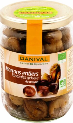 KASZTANY JADALNE CAŁE (GOTOWANE) BIO 320 g - DANIVAL