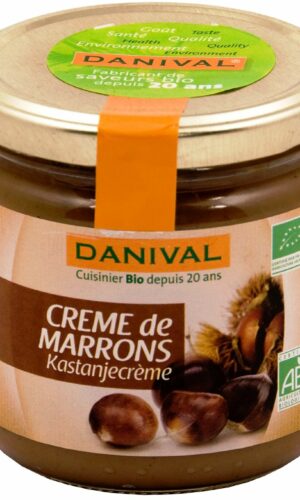 KREM Z KASZTANÓW JADALNYCH BIO 380 g - DANIVAL