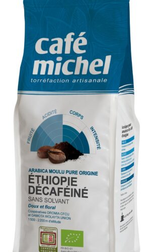 KAWA MIELONA BEZKOFEINOWA ARABICA 100 % ETIOPIA FAIR TRADE BIO 250 g - TERRA ETICA