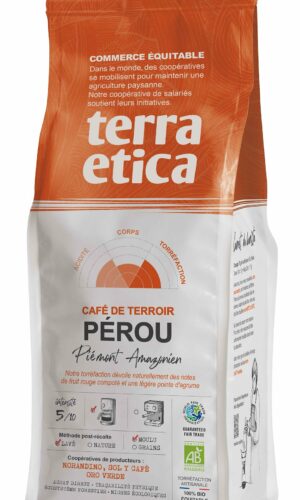 KAWA MIELONA ARABICA 100 % PERU FAIR TRADE BIO 250 g - TERRA ETICA