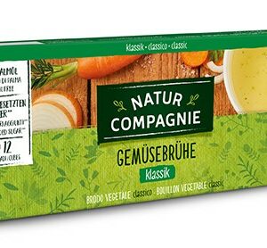 BULION - KOSTKI WARZYWNE BEZ DODATKU CUKRÓW BIO (12 x 10,5 g) 126 g - NATUR COMPAGNIE