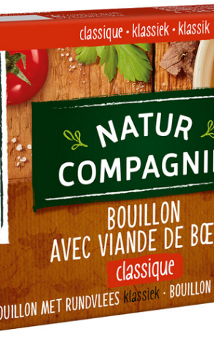 BULION - KOSTKI WOŁOWE BEZ DODATKU CUKRÓW BIO (8 x 12 g) 96 g - NATUR COMPAGNIE