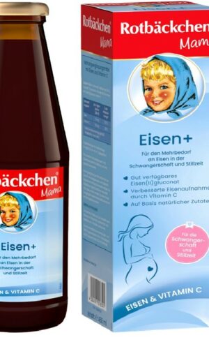NAPÓJ Z ŻELAZEM DLA KOBIET W CIĄŻY I KARMIĄCYCH 450 ml - ROTBACKCHEN