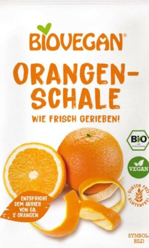 SKÓRKA POMARAŃCZY MIX BEZGLUTENOWA BIO 9 g - BIOVEGAN