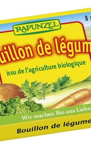 BULION - KOSTKI WARZYWNE BEZ DODATKU CUKRÓW (ŻÓŁTE) BIO (8 x 10,5 g) 84 g - RAPUNZEL