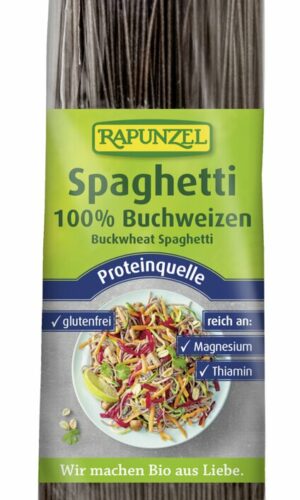 MAKARON (GRYCZANY) SPAGHETTI BEZGLUTENOWY BIO 250 g - RAPUNZEL