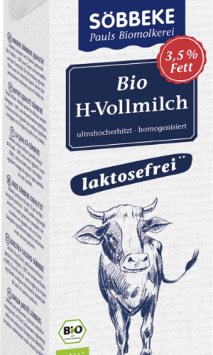 MLEKO BEZ LAKTOZY (3,5 % TŁUSZCZU) BIO 1 L - SOBBEKE