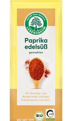PAPRYKA SŁODKA MIELONA BIO 50 g - LEBENSBAUM