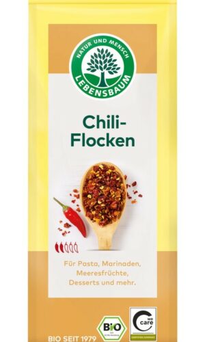 CHILI PŁATKI BIO 45 g - LEBENSBAUM