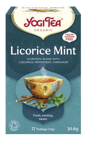 HERBATKA MIĘTA Z LUKRECJĄ (LICORICE MINT) BIO (17 x 1,8 g) 30,6 g - YOGI TEA