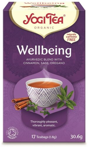 HERBATKA NA DOBRE SAMOPOCZUCIE (WELLBEING) BIO (17 x 1,8 g) 30,6 g - YOGI TEA