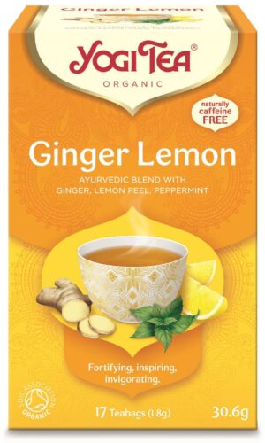 HERBATKA IMBIROWO - CYTRYNOWA (GINGER LEMON) BIO (17 x 1,8 g) 30,6 g - YOGI TEA