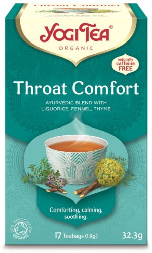 HERBATKA NA GARDŁO (THROAT COMFORT) BIO (17 x 1,9 g) 32,3 g - YOGI TEA